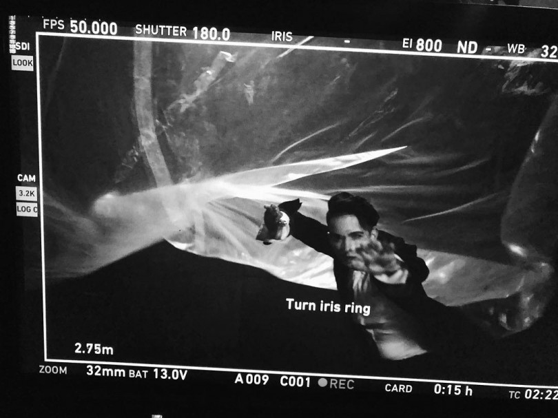 Melovin на съемках клипа