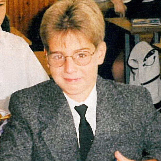 Владимир Дантес школьник