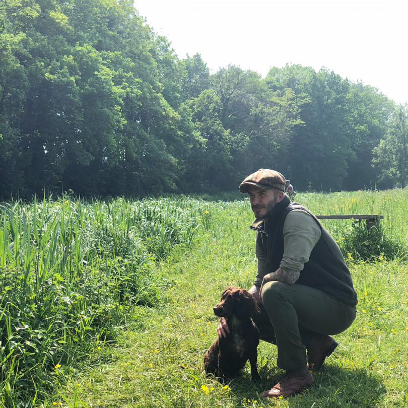 Дэвид Бекхэм на рыбалке