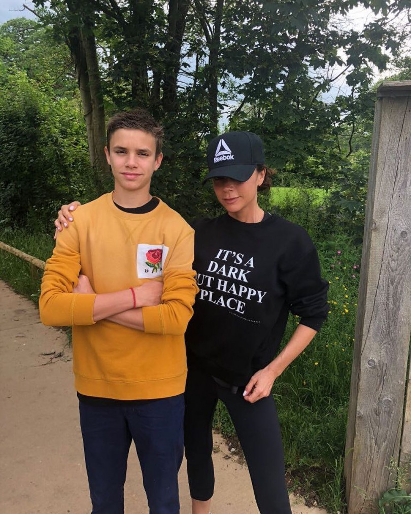 Виктория и Ромео Бекхэм