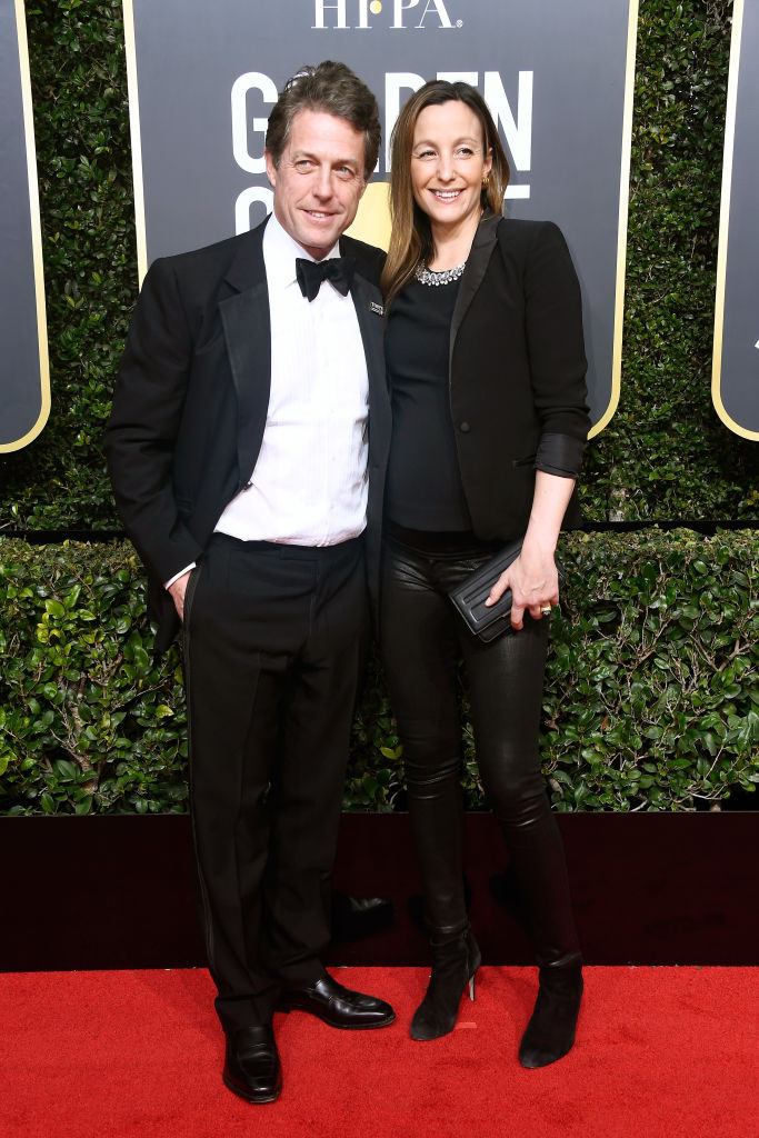 Хью Грант с женой