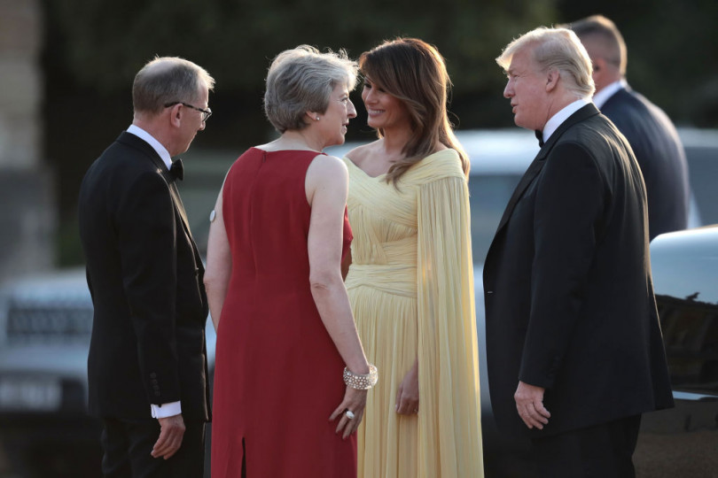 Мелания и Дональд Трамп