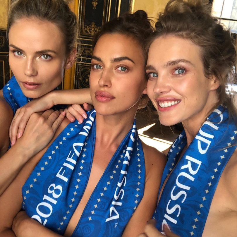 Наталья Водянова и Ирина Шейк