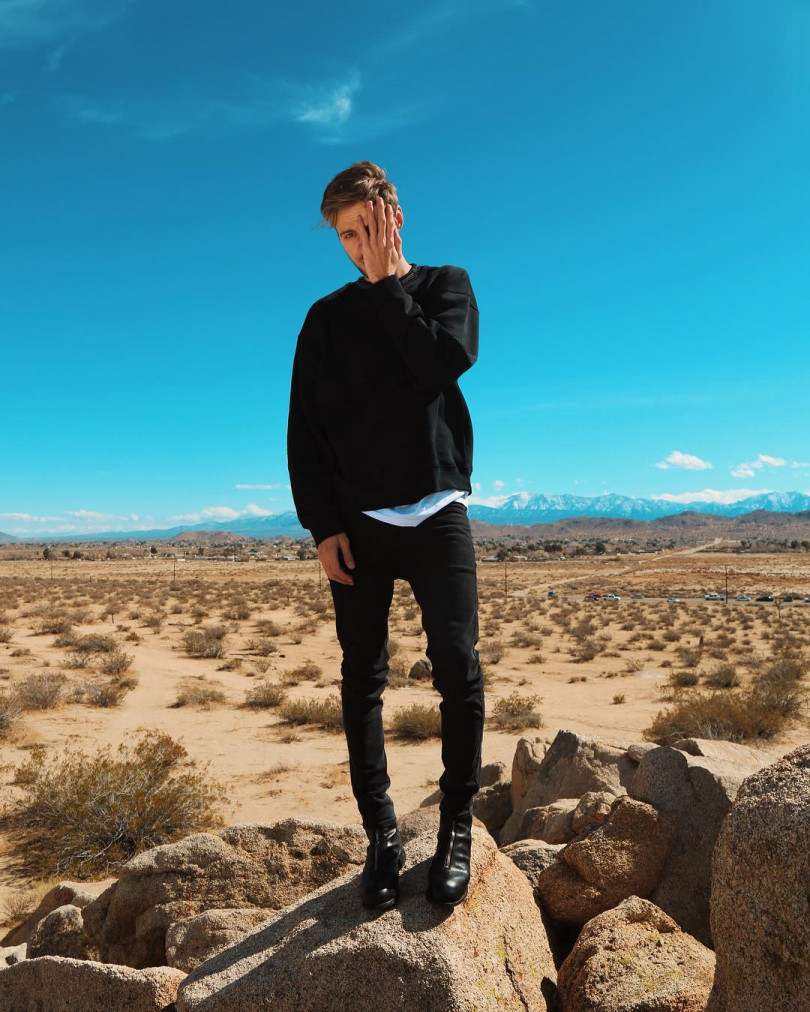 Макс Барских снялся в фотосесси в Америке