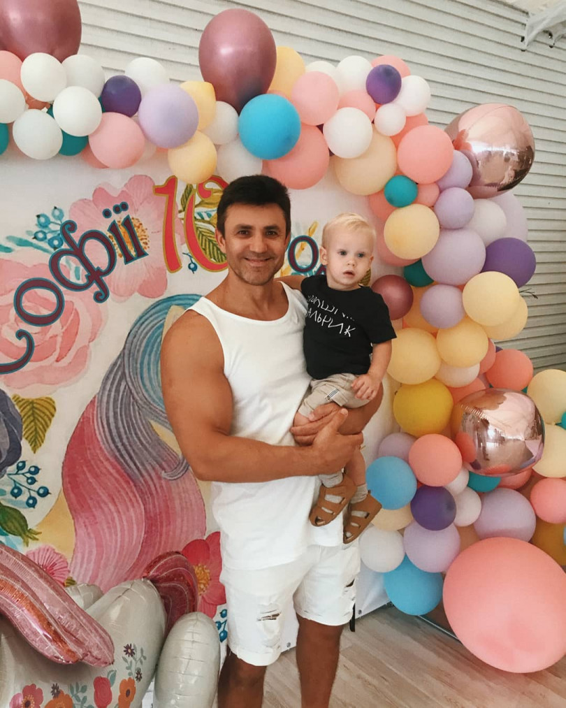 Николай Тищенко с сыном