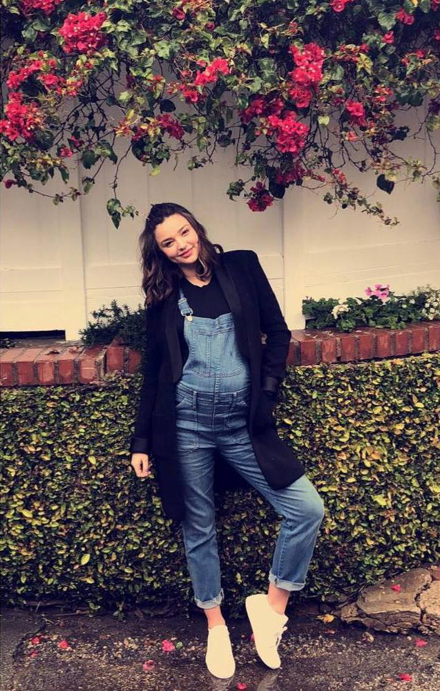 Беременная Миранда Керр