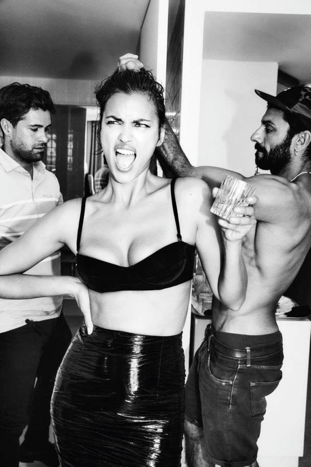 Ирина Шейк съемка