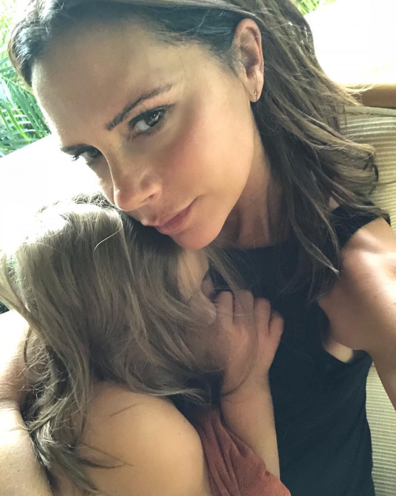 Виктория Бекхэм с дочерью