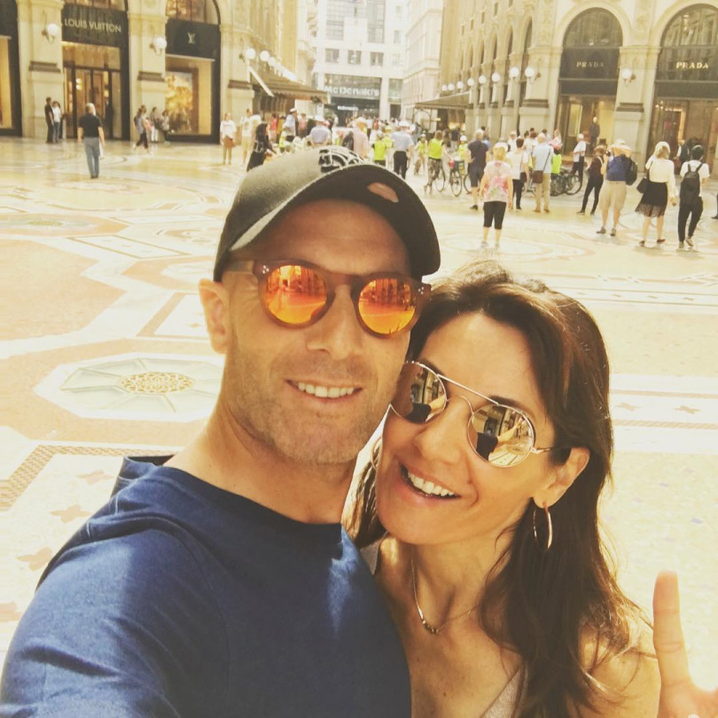 Зинедин Зидан с женой