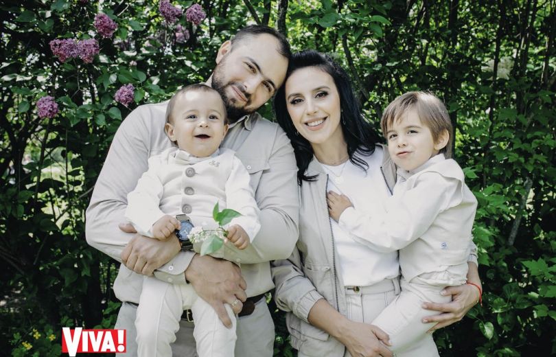 Джамала с мужем и детьми на обложке журнала Viva!