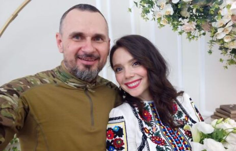 Олег Сенцов і його дружина Вероніка