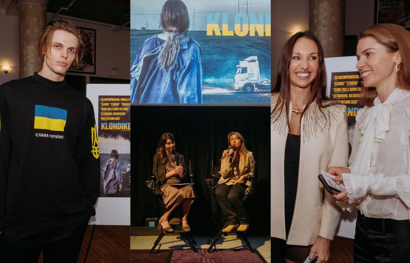 Холостячки Саша Мудра і Вікторія Варлей у Нью-Йорку відвідали прем’єру фільму «Клондайк»