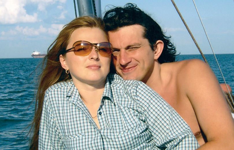 Кузьма Скрябин и его жена Светлана