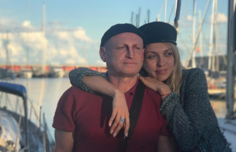 Оля Полякова и ее муж Вадим