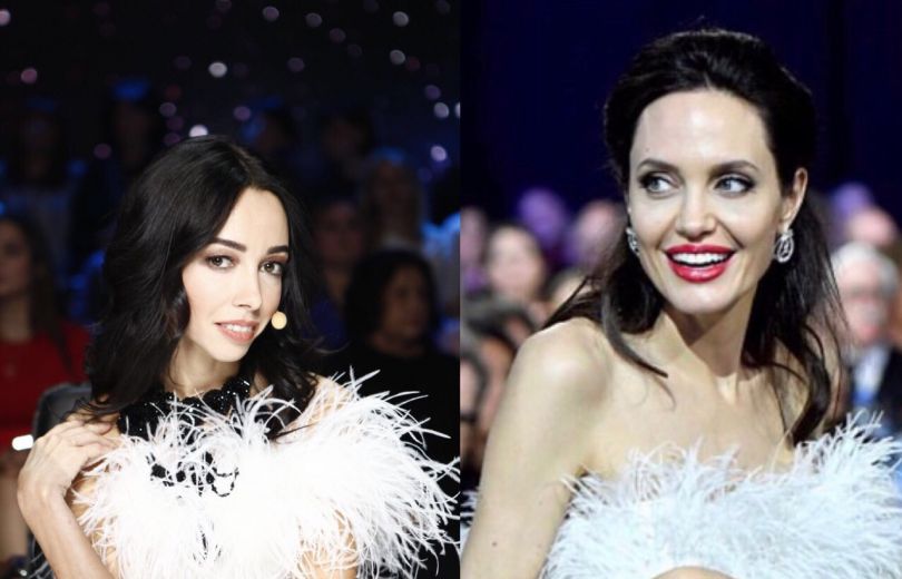 Екатерина Кухар и Анджелина Джоли надели одинаковые платья