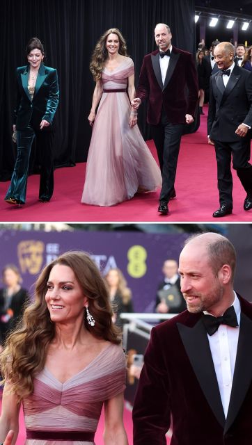 Кейт Миддлтон и принц Уильям появились на BAFTA-2026