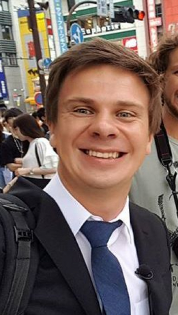 Дмитрий Комаров в Японии