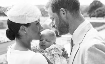 Меган Маркл и принц Гарри с сыном