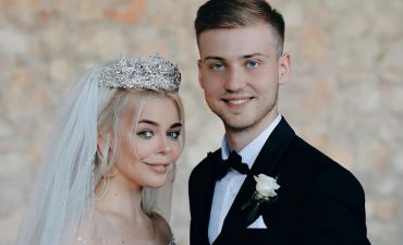 Алина Гросу и ее муж