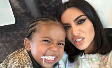 Ким Кардашьян с детьми