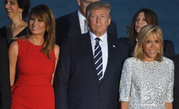 Мелания Трамп и Бриджит Макрон