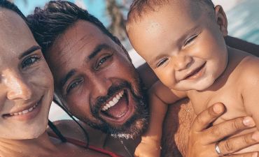 Тимур Мирошниченко с семьей