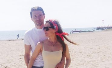 Ольга Фреймут с мужем