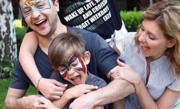 Владимир Зеленский с семьей