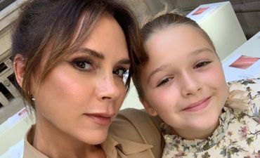 Виктория Бекхэм и дочь Харпер