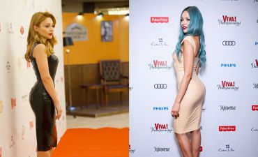 Тина Кароль VS Оля Полякова: на ком лучше латексное платье?