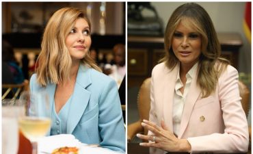 Елена Зеленская и Мелания Трамп