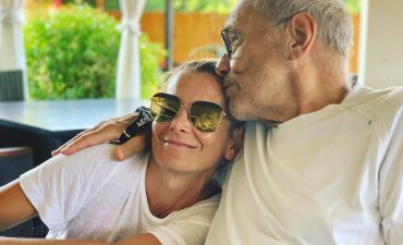 Андрей Кончаловский с женой