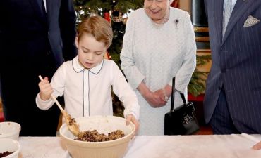 Принц Джордж с семьей