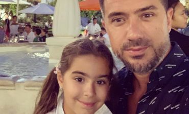 Мурат Налчаджиоглу с дочкой Соней