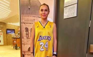 Виталина Ющенко в майке с номером Коби Брайанта