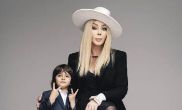 Ирина Билык и ее сын Табриз в фотосессии Вива