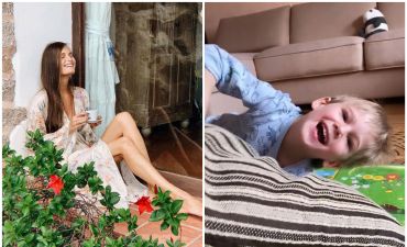 Алла Костромичева и ее сын: фото из личного архива супермодели