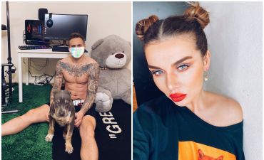 Анна Седокова и ее бойфренд, латвийский баскетболист Янис Тимма, проводят карантин вместе