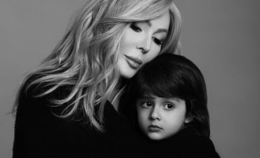 Ирина Билык и сын Табриз