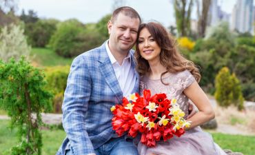 Наталья Валевская и ее муж продюсер Владимир Пригладь