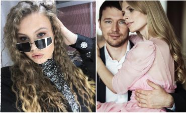 Ольга Фреймут с мужем ис таршей дочкой