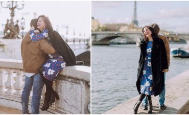 Оля Цибульская и ее муж