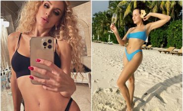 Звезды на отдыхе зимой 2021