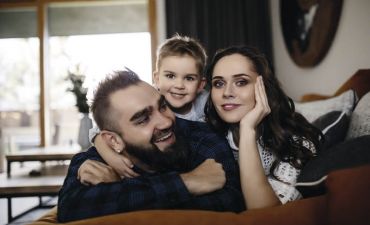 Юлия Санина и Валерий Бебко с сыном