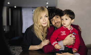 Ирина Билык и ее сын Табриз с экс-мужем Асланом Ахмадовым