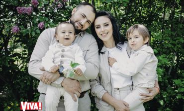 Джамала с мужем и детьми на обложке журнала Viva!