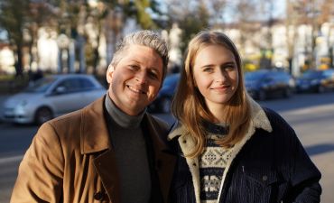 Олександр Педан з дочкою