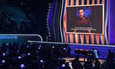 Володимир Зеленський на Греммі 2022