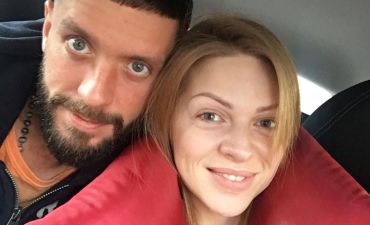 Яна Глущенко з чоловіком