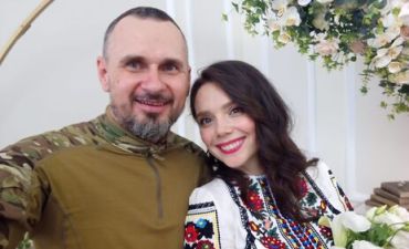 Олег Сенцов и его жена